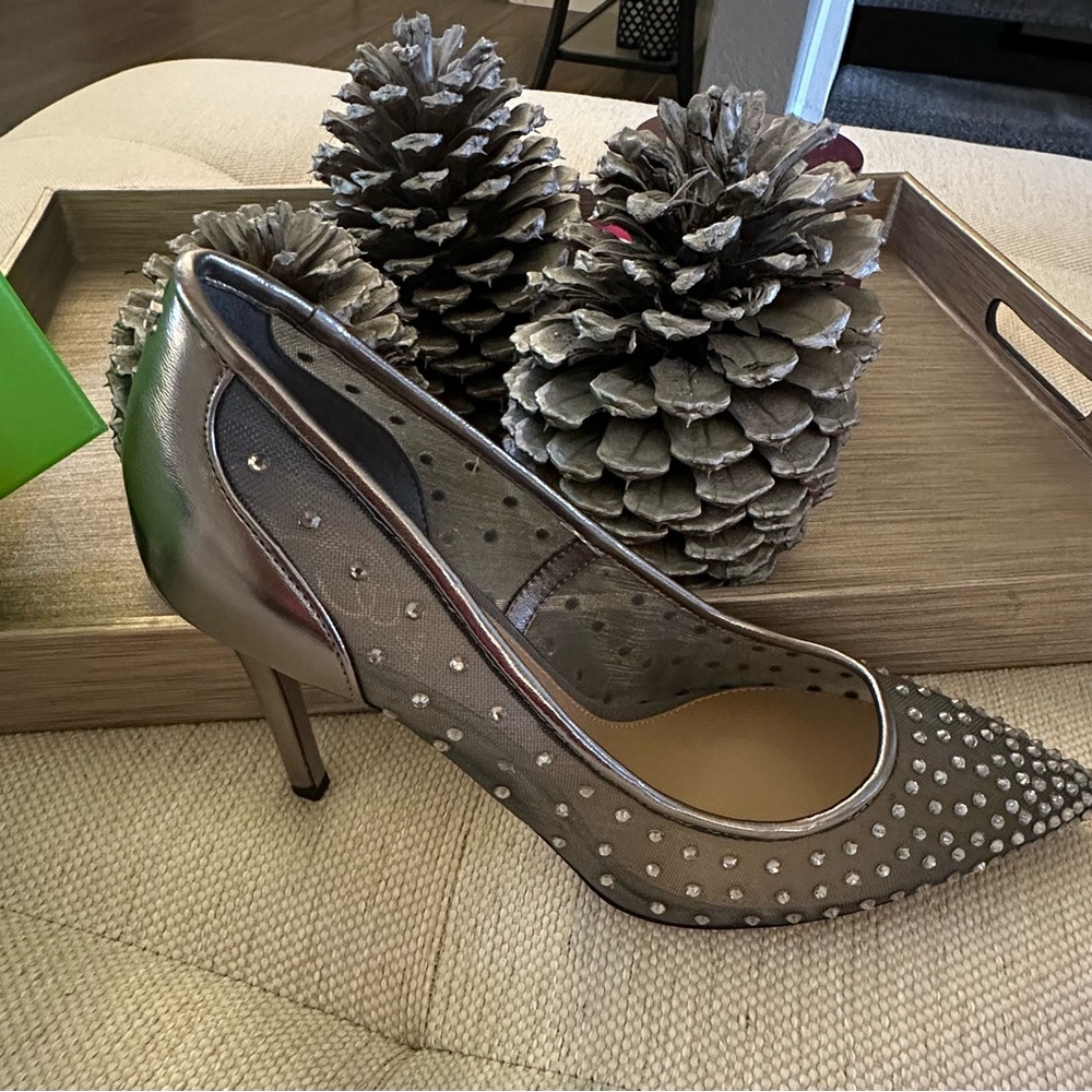 Sam Edelman Hazel Mesh Pointed Toe Heels - Picture 6 of 12